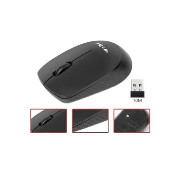 Mouse Optic Wireless RF Weibo 6300 cu Rezoluție 1600 DPI – Mouse Ergonomic pentru Birou și Gaming