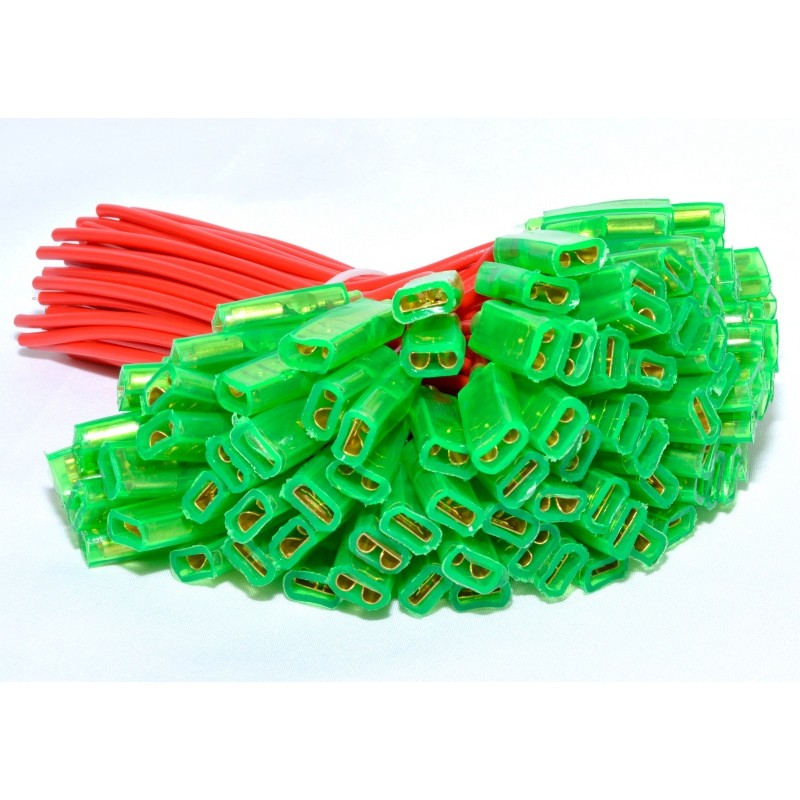 Papuc Electric 6,3mm Mama cu Fir 100buc/set - Frize