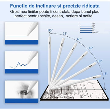 Pix Digital Universal și Stylus Pen – Instrument de Scris pentru Tablete, Smartphone-uri și Laptopuri