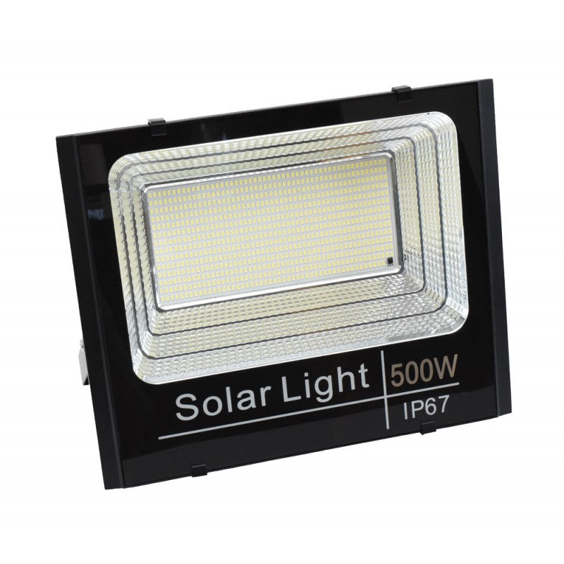 Proiector 500W cu Panou Solar și Telecomanda - Frize