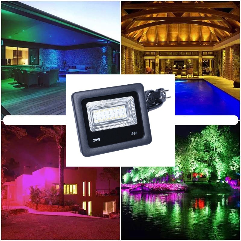 Proiector Smart Led RGBCW 20W cu Bluetooth - Frize