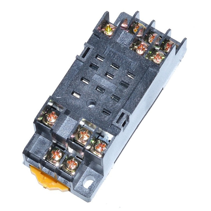Releu 220V AC, Elecromagnetic 11 Pini cu Soclu - Frize