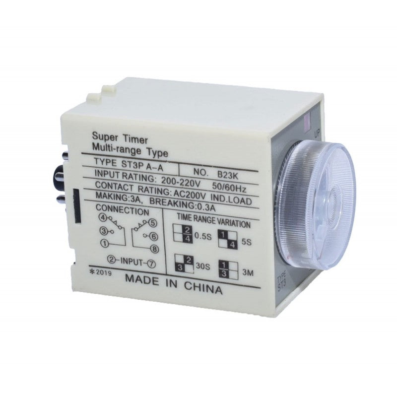 Releu de Timp (Temporizator Mecanic) 0,5s-5s-30s-3m - Frize