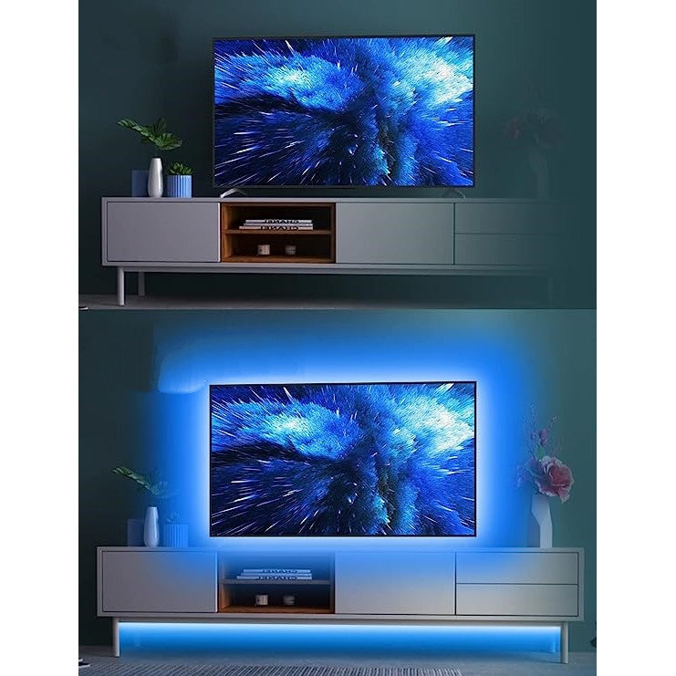 Kit Banda Led RGB pentru TV, Lungime 3M, Iluminare Personalizata cu Banda LED USB, Telecomanda Inclusa, Protectie IP20 - Frize