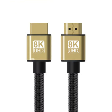 Cablu HDMI 8K, 4K, 2K, Ultra HD, 120Hz 60Hz, Compatibil cu PS5, Xbox, OLED TV, 1,5M, Auriu