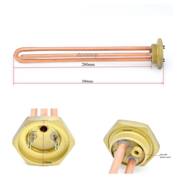 Rezistenta Boiler 2000W Dreapta cu Filet  Q - Frize