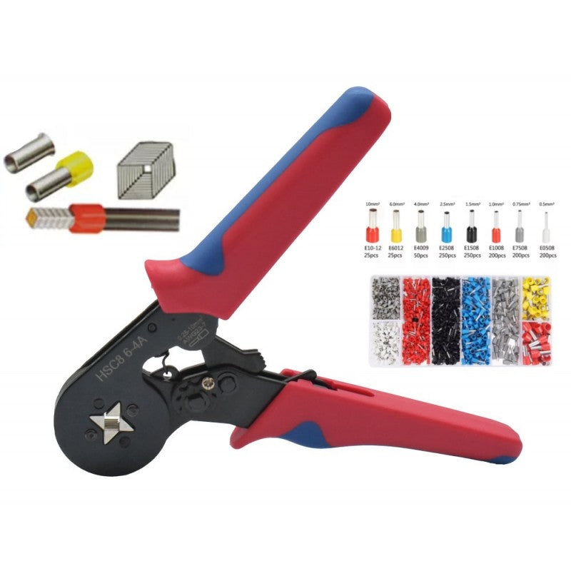 Set Cleste HSC8/6-4 de Sertizat + 1200 Pini - Frize