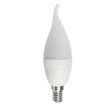Bec Led Lumanare Flama E14, model C35, 7W= 60W, 2700K, lumina calda