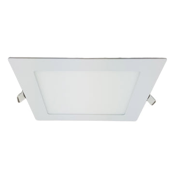 Spot LED Slim Pătrat 225x225mm, 18W (Echivalent 150W) cu Lumină Neutru 4100K – Iluminat Eficient pentru Birou, Spații Comerciale sau Acasă