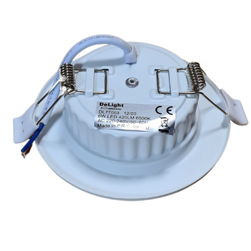 Set 2 Spoturi LED Eco 6W 2700K 420lm – Iluminat Cald pentru Interior, Eficiență Energetică și Design Modern