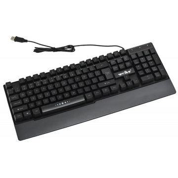 Tastatură USB cu LED-uri RGB WB-100 – Tastatură Mecanică pentru Gaming cu Iluminare Personalizabilă