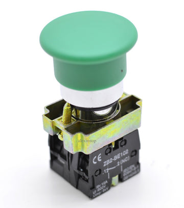 Buton motor 220V ciuperca revenire ON-OF   BS544 verde
