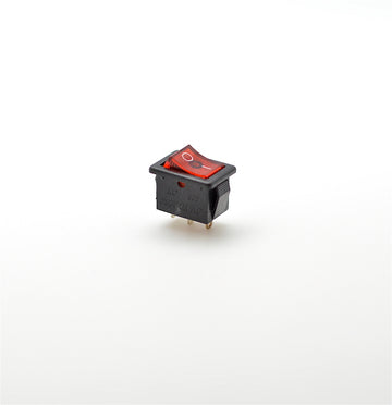 intrerupator irs basculant rosu cu led 220V INT-22001R