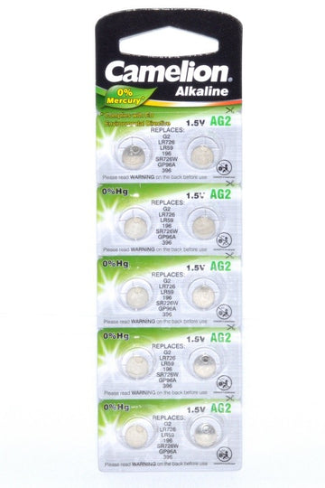 Baterie Alkalina Camelion AG 2, 10buc/set - Frize