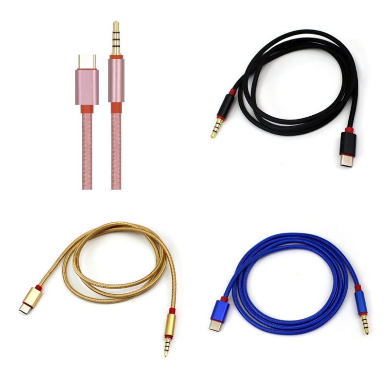 Cablu USB Tip C - Jack 3,5 Tata Auxiliar - Frize