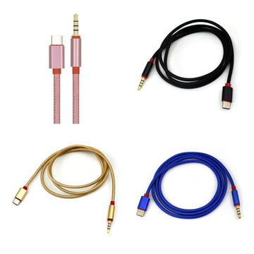 Cablu USB Tip C - Jack 3,5 Tata Auxiliar - Frize