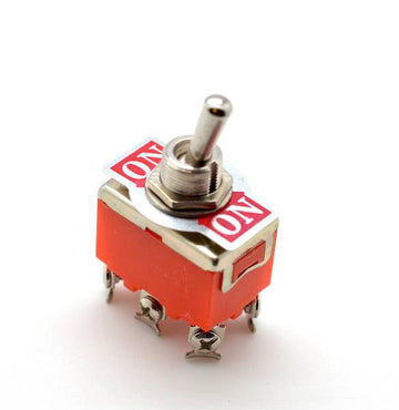 intrerupator basculant dublu on-on metal 220V-15A INT-22014C