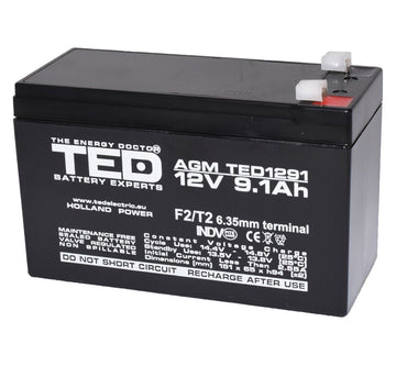 Acumulator Plumb-Acid 12V-9,1A TED - Frize