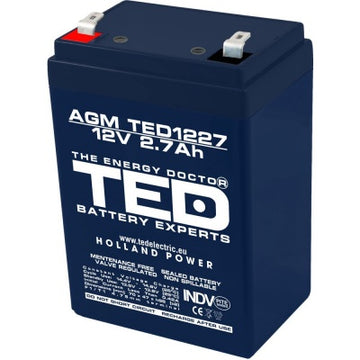 Acumulator Plumb - Acid 12V-2,7A TED - Frize