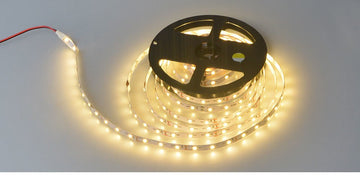 Banda Led 3528 - 60led/m Exterior-Silicon, DC 12V 4,8W/ml, 5m/rola  Alb-Cald - Frize