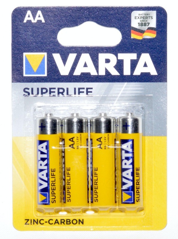 BateriI Varta Superlife R6 AA, 4buc/set - Frize