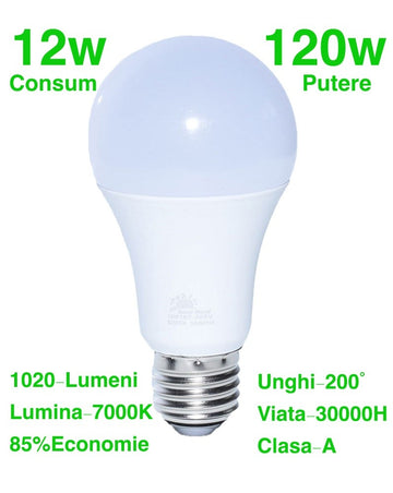 Bec Led 12W/7000K cu E27 - Frize