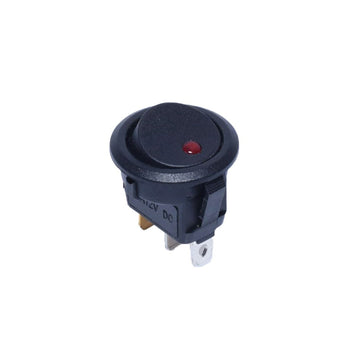 Buton 12V On-Off cu Led Rosu, 22mm - Frize