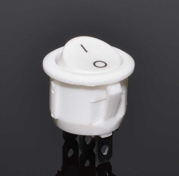 Buton ON-OFF Alb 18 x 20mm - Frize