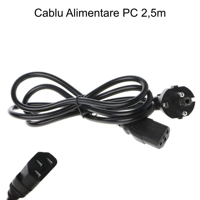 Cablu Alimentare Calculator PC 3x1mm/2,5m Q - Frize