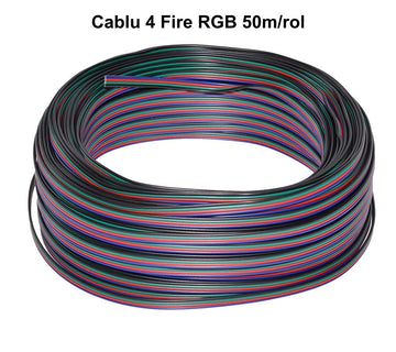 Cablu Alimentare Led RGB 4 Fire, 50m/Rola - Frize