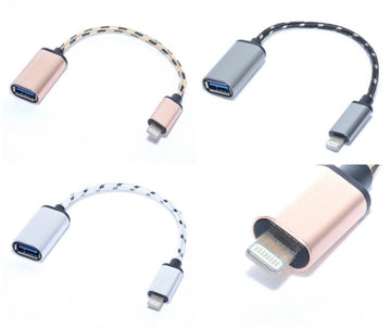 Cablu OTG - Iphone,15 cm - Frize