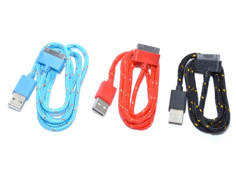 Cablu USB - Iphone 4 Panzat, Lungime 100 cm - Frize