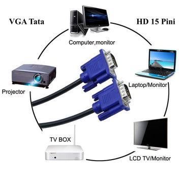 Cablu VGA Tata-VGA Tata/15m - Frize
