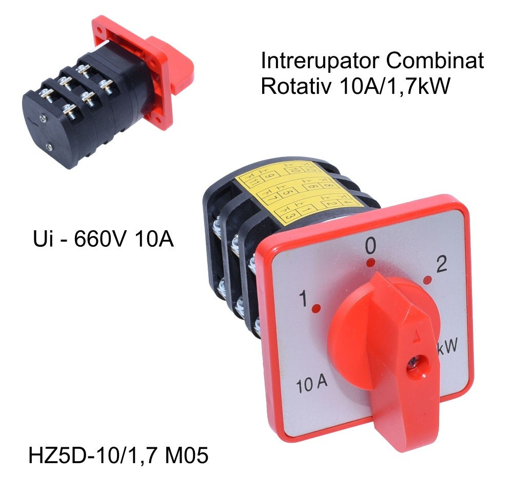 Comutator Rotativ 3 Came 1-0-2 / 10A - M05/3 - Frize