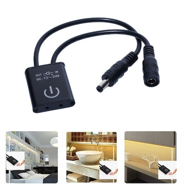 Intrerupator Led ON/OFF cu Senzor, DC 2,1 - Frize