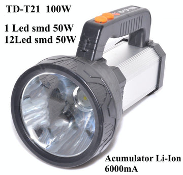 Lanterna Laser Led 50W + 50W COB, TD-T21 - Frize