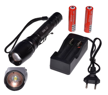 Lanterna Profesionala Led XML L6/5W + Acumulatori - Frize