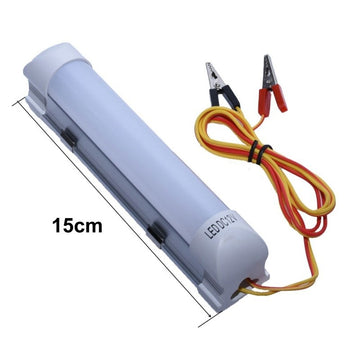 Led T8 - 15cm / 12V - 4W cu Clești - Frize