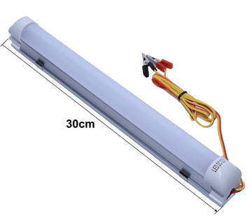 Led T8 - 30cm / 12V - 9W cu Clești - Frize
