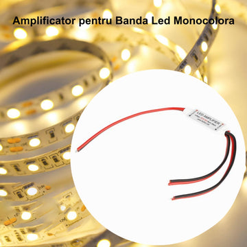 Mini Amplificator Led Monocolor cu Fire - Frize