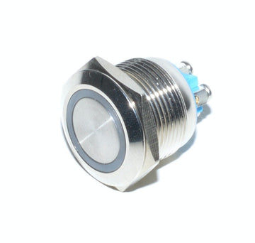 Push Metalic cu Led fara Retinere 19mm/24V - Frize