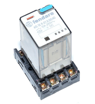 Releu Industrial 12V–DC/8P cu Soclu - Frize