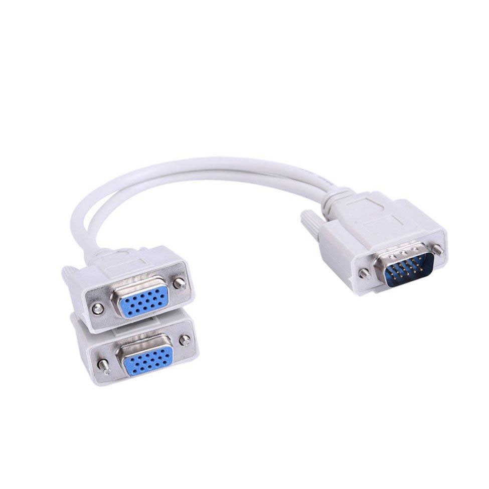 Spliter VGA Tata-2 VGA Mama/Alb - Frize