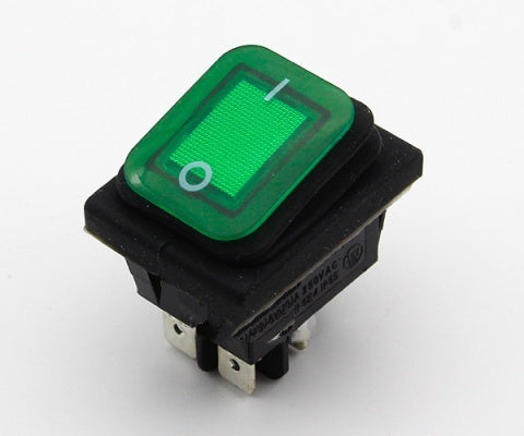 Intrerupator IRS lat cu cauciuc 220V/16A LED/V