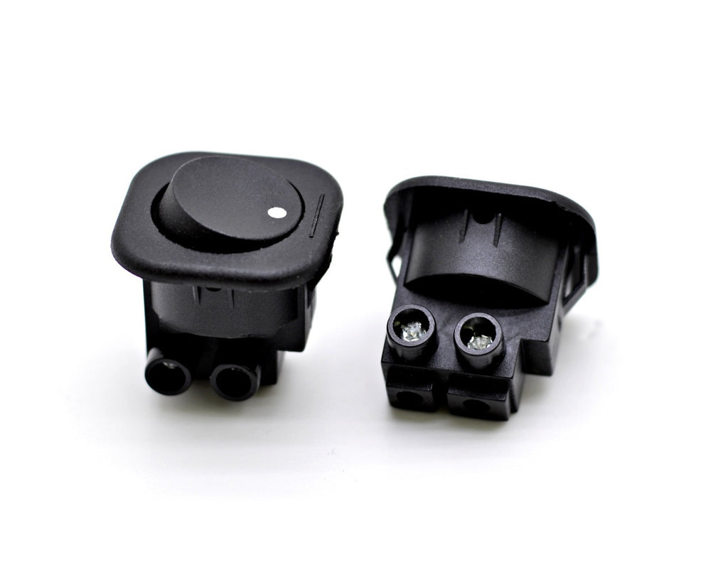Buton Negru Patrat  T120-N