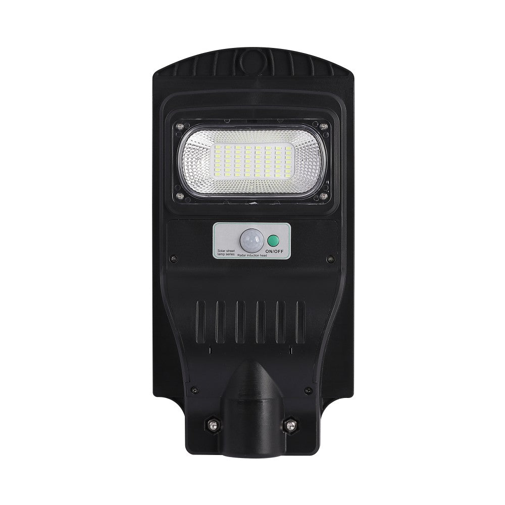 Corp Stradal cu Panou Solar Monocristalin 50W și Telecomandă - Iluminare Eficientă 6400k pentru Spații Exterioare