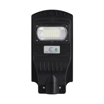 Corp Stradal cu Panou Solar Monocristalin 50W și Telecomandă - Iluminare Eficientă 6400k pentru Spații Exterioare
