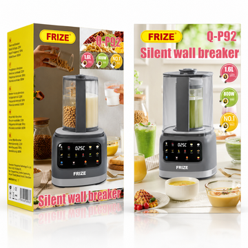 Blender de Bucătărie Frize Q-P92, 800W, Capacitate 1,6 L, Panou Digital, Mixare Silențioasă și Funcții Multiple