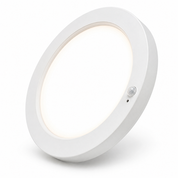 Aplică LED 20W cu Senzor de Mișcare PIR – 3 Temperaturi de Culoare 3000K/4000K/6000K, Plafonieră LED Rotundă IP20