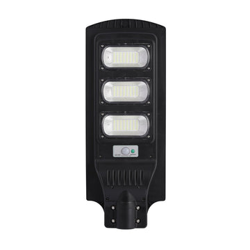 Corp Stradal cu Panou Solar Monocristalin Integrat 150W și Telecomandă - Iluminare LED 6500K pentru Spații Exterioare